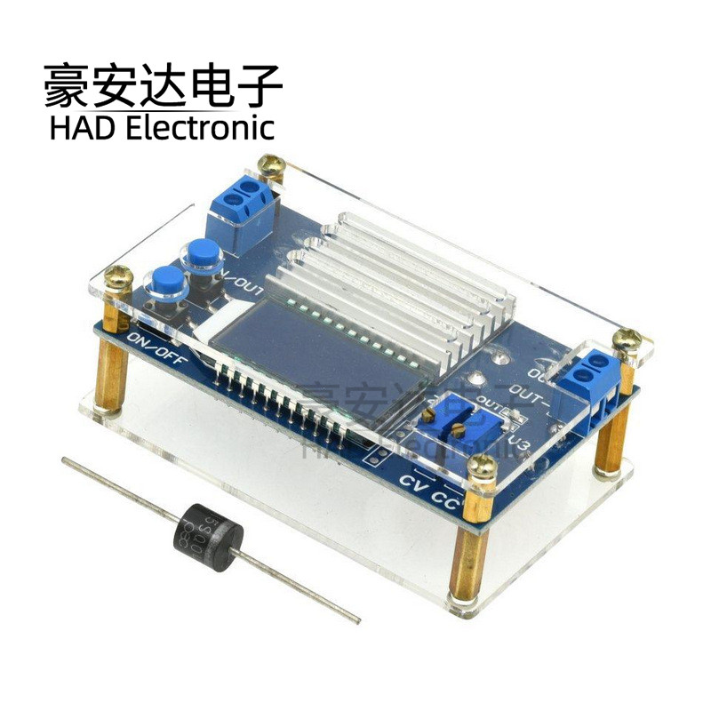 12A大电流大功率 24v19v12v转5v6v 可调降压模块恒压恒流液晶显示