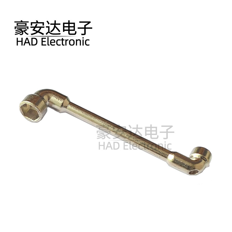 迷你 M3＋M4双头套筒扳手 螺母螺丝刀 双头弯头穿孔 Z字套筒