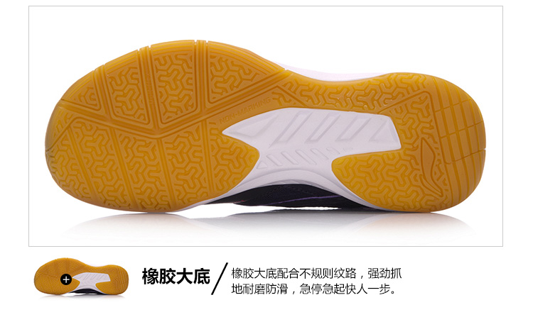 2018 mới Li Ning giày cầu lông nữ AYTN044 Giày đào tạo cầu lông chuyên nghiệp Giày thi đấu chuyên nghiệp - Giày cầu lông mua giày thể thao