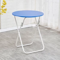 Синий 70*71 Белый круглый стол