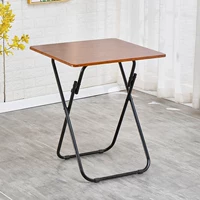 Deep Khaki Color 70*71 Квадратный стол с темным деревом