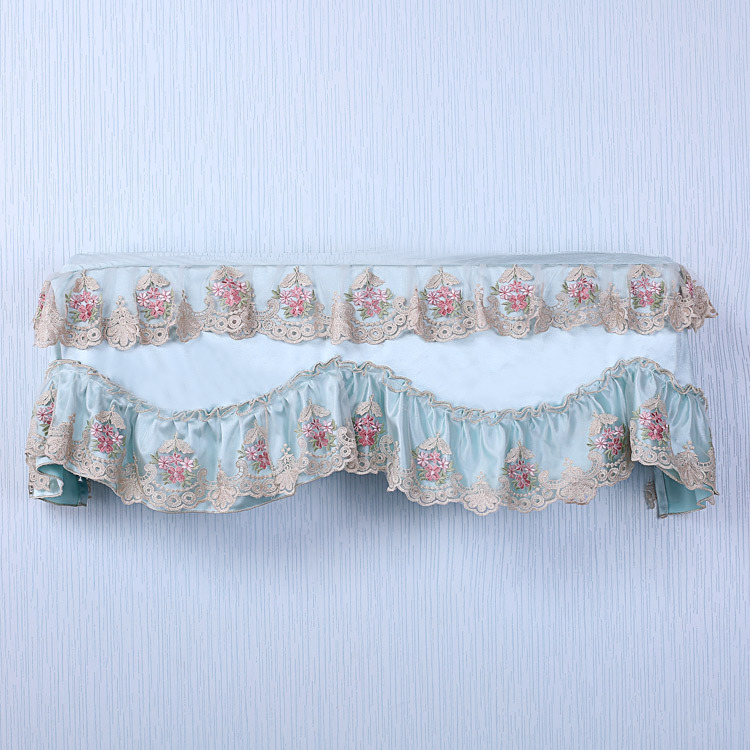 Hanging air conditioning cover dust cover 1P2P bedroom European-style indoor sub-machine set Fabric lace beauty Gree universal