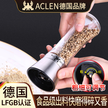 Germany ACLEN Black pepper pepper grinder manual household kitchen 304 stainless steel pepper grinder