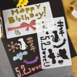 Фотоальбом с аксессуарами, доска для рисования, вспомогательный шаблон, DIY