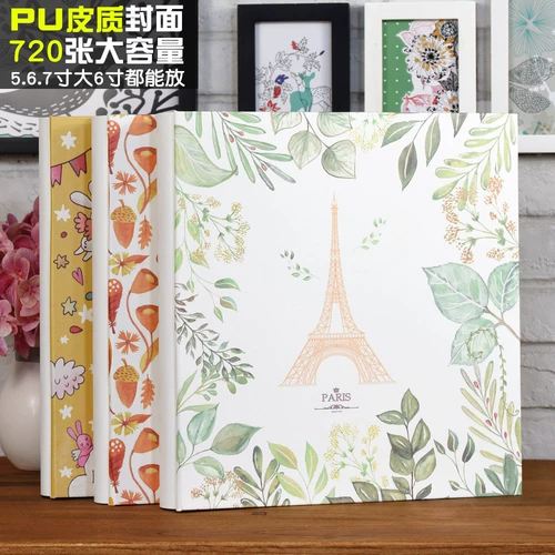 Смешанный комплект, вместительный и большой фотоальбом, детский книга роста, 5 дюймов, 6 дюймовый