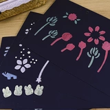 Фотоальбом с аксессуарами, доска для рисования, вспомогательный шаблон, DIY