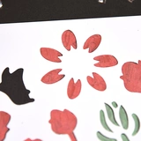 Фотоальбом с аксессуарами, доска для рисования, вспомогательный шаблон, DIY