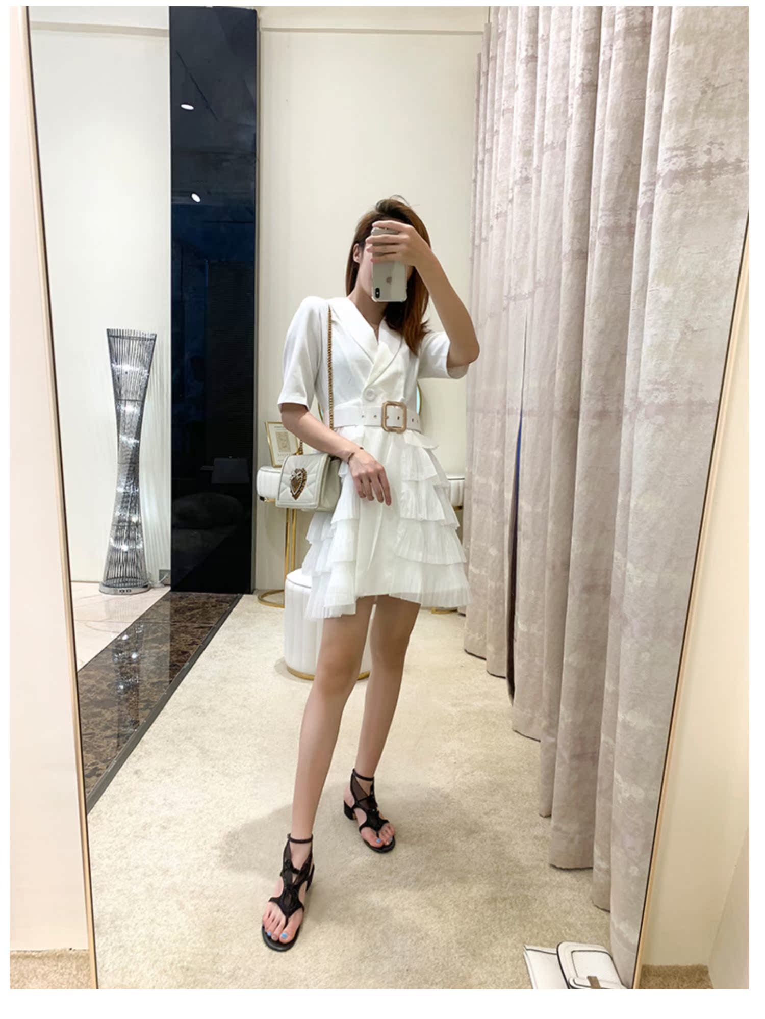 Giày sandal lưới nữ màu đỏ thủy triều 2019 mùa hè mới toe rhinestone dày với siêu hoang dã gió thần gió La Mã - Sandal sandal bitis