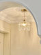 Aisle Light, Corridor Light, Modern Simple Entrance Hall Balcony Bathroom, French Crystal Light, Small Chandelier