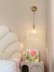 Creative and Personalized Warm Bedside Wall Lamp, Simple Modern Light Luxury Corridor Crystal Wall Lamp, French Mid-Century Bedroom Lighting Fixtures
