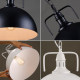 American Retro Industrial Style Chandelier Cafe Bar Pot Lid Chandelier Loft Restaurant Bar Single Head Iron Chandelier