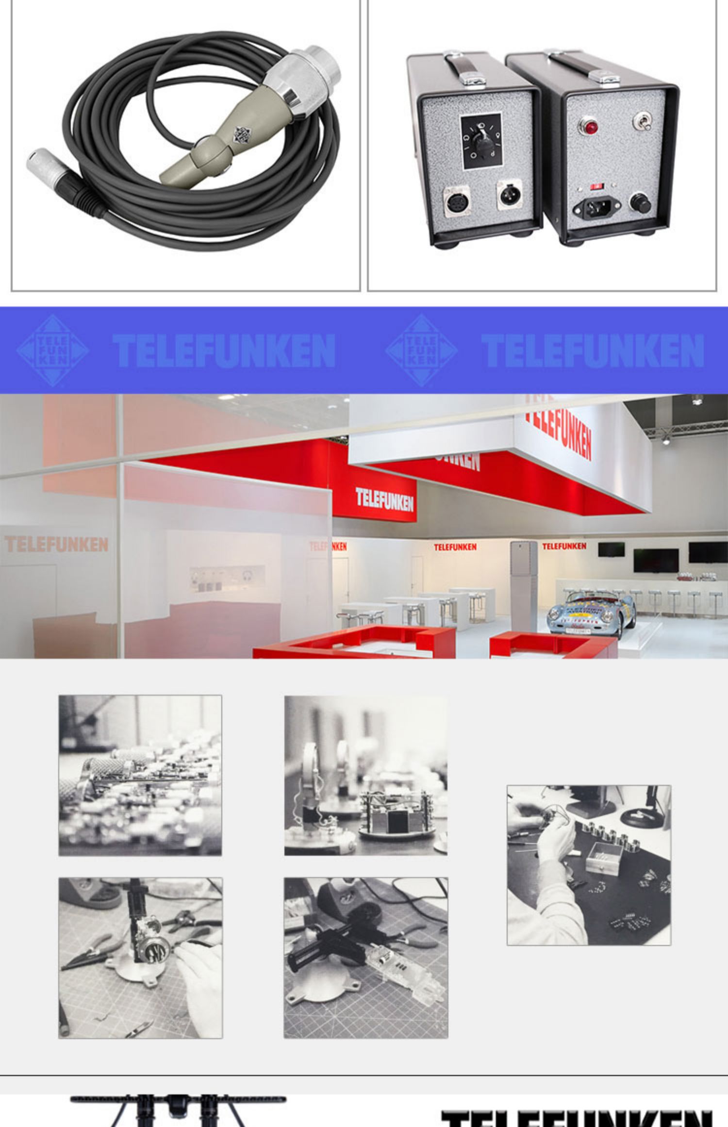 TELEFUNKEN/德律风根 C12 多指向 专业录音棚人声 电子管话筒