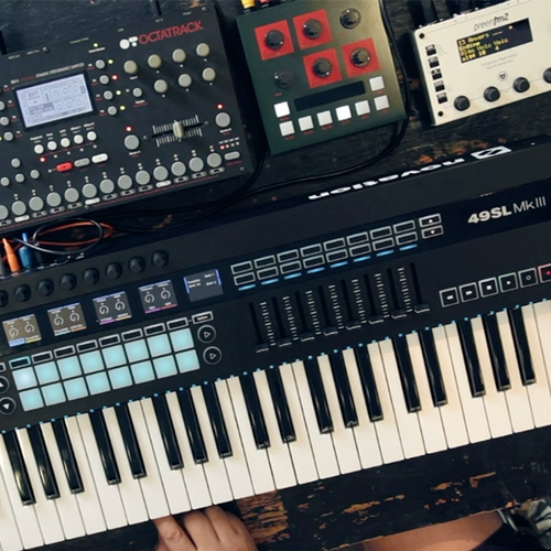 Novison/Novation SL MK3 49/61 Аранжированный контроллер последовательности последовательности клавишных клавиш для удара по подушке