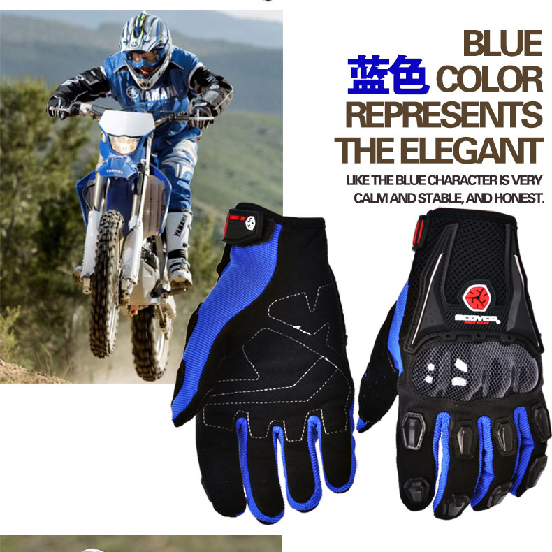 Găng tay xe máy mới bằng sợi carbon mùa xuân hè off-road chống trượt đi găng tay chống trượt không thấm nước chạy đua găng tay - Xe máy Rider thiết bị bảo vệ gối