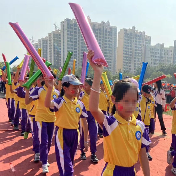 气球铝膜加油棒运动会啦啦队加油棒手持助威棒气球响亮充气棒包邮