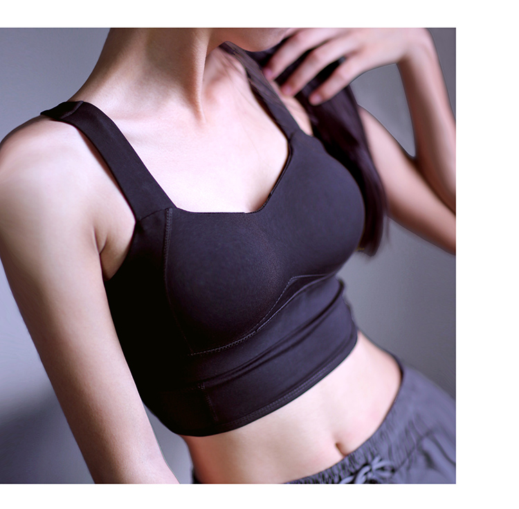 Áo ngực thể thao chống sốc chuyên nghiệp cường độ cao nhanh khô tập hợp áo vest yoga dài đoạn rập khuôn đồ lót thể dục áo bra chạy bộ