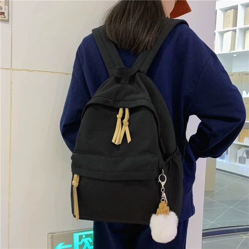 Японская брендовая универсальная небольшая дизайнерская сумка через плечо, школьный рюкзак, простой и элегантный дизайн, в корейском стиле, подходит для студента