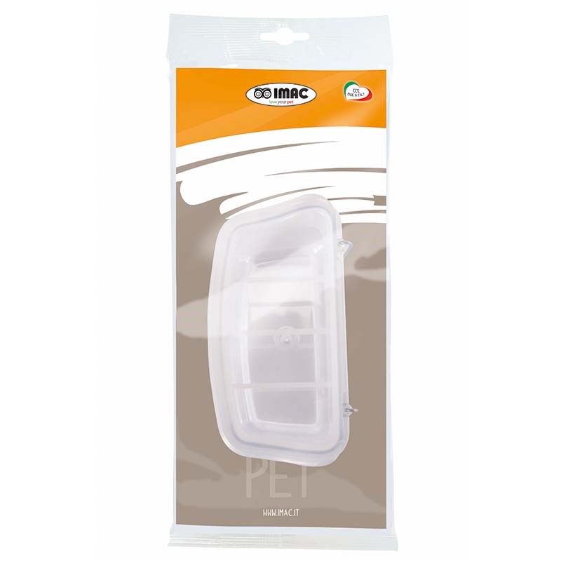 Ý IMAC treo hộp thức ăn cho vẹt cung cấp lồng chim tích hợp khay nạp thức ăn cho ăn - Chim & Chăm sóc chim Supplies lồng choè