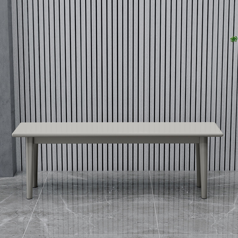 Light luxury fashion solid wood bench living room dining table multi-person chair home dining table bench door change shoes long stool