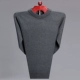 Giải phóng mặt bằng chống mùa Ordos City từ áo len cashmere nam cổ chữ V dày áo len nam trung niên áo len cổ tròn