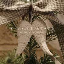 3yulab Korean White Angel little wings photo props Christmas pendant decorations diy Christmas tree accessories