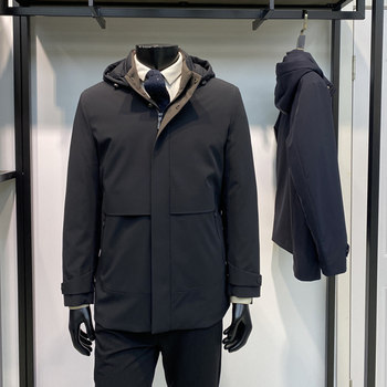 Collar zonoi men's fully off liner goose down jacket