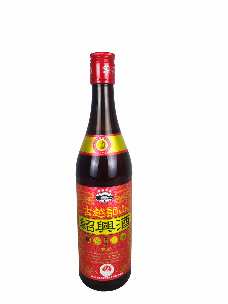 古越龙山出口日本绍兴黄酒中金龙绍兴花雕600ml瓶装糯米老酒整箱评价