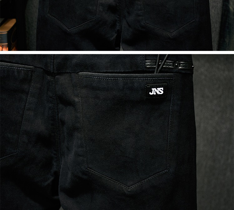 GD Wu ​​Yifan với cùng một đoạn ông nội quần jeans đen giản dị phiên bản Hàn Quốc của đôi chân thon dài lưới đỏ nhanh tay quần áo nam hàng hiệu