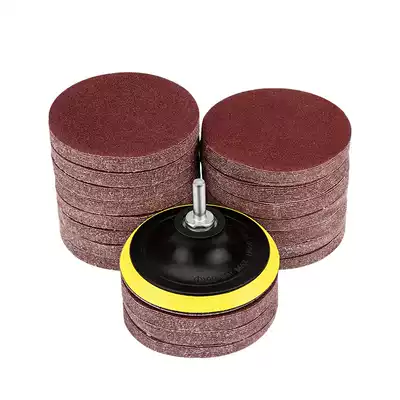 Buddha bead polishing polisher 7 inch 180mm disc round flocking sandpaper polishing machine self-adhesive tool accessories