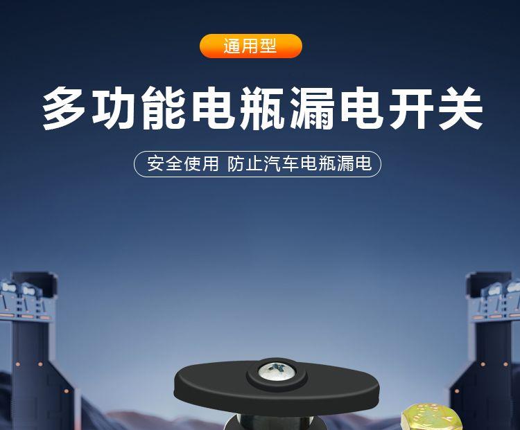 Car Battery Switch 12V24V Pure Copper Battery Switch Power Protector for Vehicle Anti-Leakage and Anti-Drainage