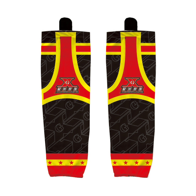 Thickened wear-resistant children's adult training ice hockey socks Ice hockey leggings can be customized to add the name of the standard