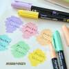 Munaimei Highlighter Pen, Soft Yellow, for Highlighting Key Points, Specially Designed for Students, Non-Smudging Marker Pen, Colorful Marker Pen for Journaling