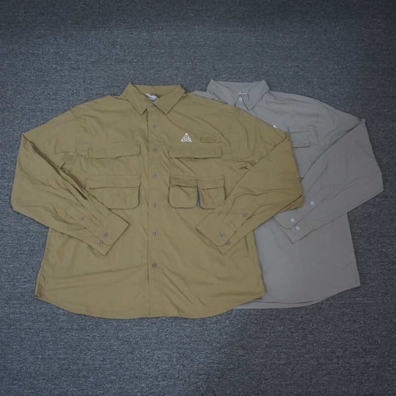 Nike Acg Dri-Fit Men's Lapel Woven Casual Long-Sleeved Shirt Hj2466-009-297