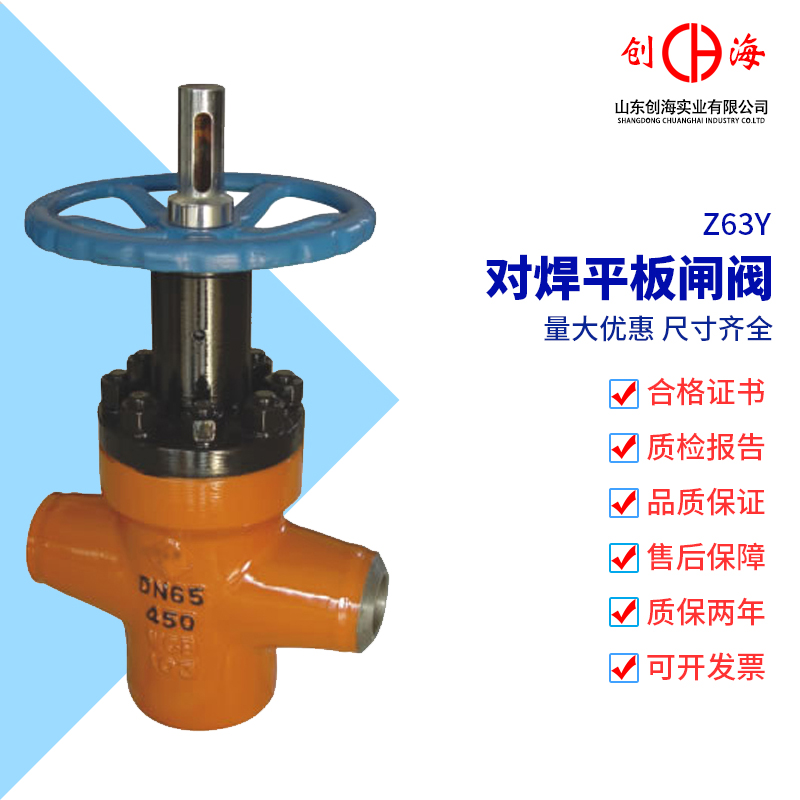 High pressure pair plate gate valve Z63Y-64C 100C 160C 250C 320C welding American standard floor gate valve