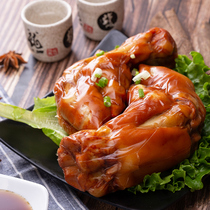 Shandong Xinlong sauce pig trotter snack snack Braised pork knuckles Snack food pig knuckles vacuum packaging 300g a