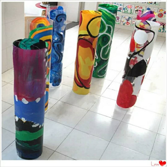Transparent Plastic Negatives Kindergarten Beauty Work Materials Painting Paper Hand Plus Soft Diy Environment Hanging Decoration Pvc Graffiti