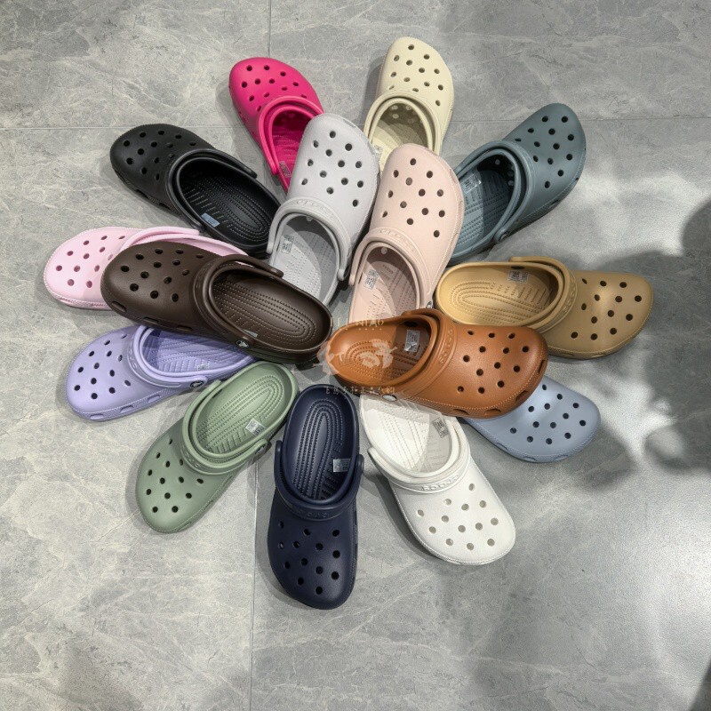 Crocs Crocs Shoes for Men and Women 2025 Spring and Summer New Sports Sandals Couple Beach Slippers 10001