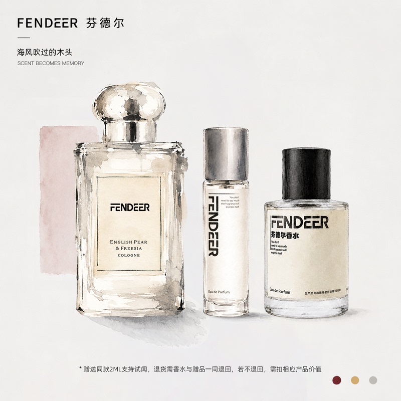 Fendeer/Fendel【No. 32 Sage and Sea Salt】Aromatic Light Fragrance, Fresh and Long-Lasting Unisex Perfume Fendeer/Fendel【No. 32 Sage and Sea Salt】Aromatic Light Fragrance, Fresh and Long-Lasting Unisex Perfume