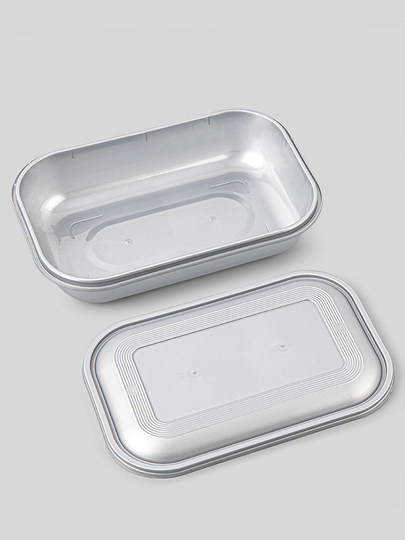 Saizhuo Disposable Lunch Box, High-End Locking Take-Out Packaging Box, Rectangular Double-Layer Bento Fast Food Box, Creative Lunch Box