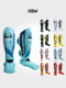 Hbw European-Style Muay Thai Shin Guards, Muay Thai Free Fighting Shin Guards with Instep Protection, Boxing Fighting Adult Foot Protectors, Shin Guards