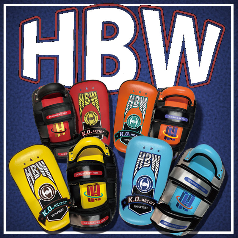 HBW Foot Target Muay Thai Taekwondo Sanda Boxing Hand Target Foot Plate Leg Target Training Equipment Protective Equipment Pair