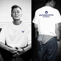 T-shirt mens ins trend Joker Japanese simple short-sleeved base shirt Tide brand Hong Kong style summer shirt loose couples