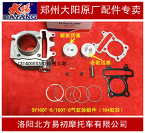 Da Yang Motorcycle Factory Parts Pedal Grid DY100T-6 100T-8 Set Cylinder Block Assembly Piston Ring