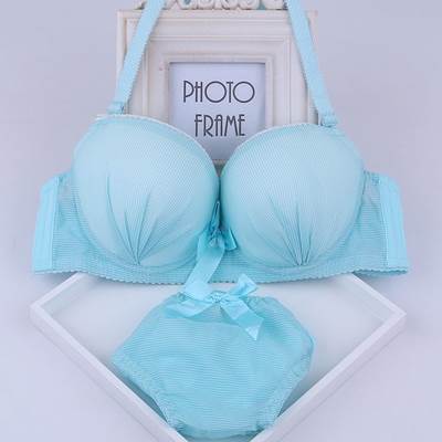 Đồ lót Panties Một Set của Nữ trung học phổ thông cô gái Sexy Thu thập Sidon Hàn Quốc phiên bản của vú nhỏ áo ngực mùa hè