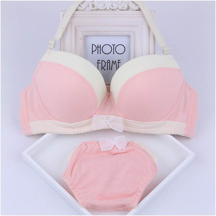 Đồ lót Panties Một Set của Nữ trung học phổ thông cô gái Sexy Thu thập Sidon Hàn Quốc phiên bản của vú nhỏ áo ngực mùa hè