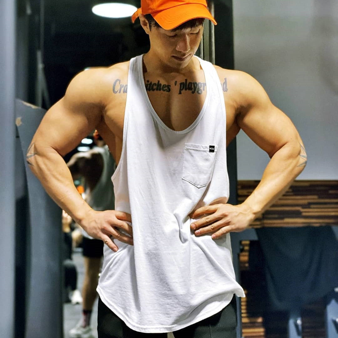 Dr. Han Modall Cotton Vest Men Loose Fitness Sleeveless T-shirt