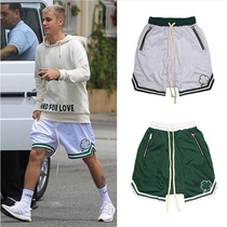 European and American hip hop Tide Cards FOG Shorts Mens Big Code Loose Sports High Street 50% Pants Basketball Pants Training 30% Pants