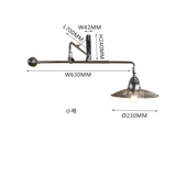 Wuone Lingguang Yichuang ретро индустриальный стиль настенный светильник с регулируемым столбом для ресторана, бара, спальни, кафе, настенный светильник