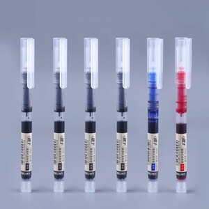 【得力】直液式速干走珠笔6支