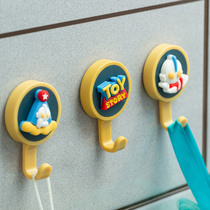 Cartoon cute adhesive hook childrens towel-free dormitory bathroom unmarked Wall key rear mini hook